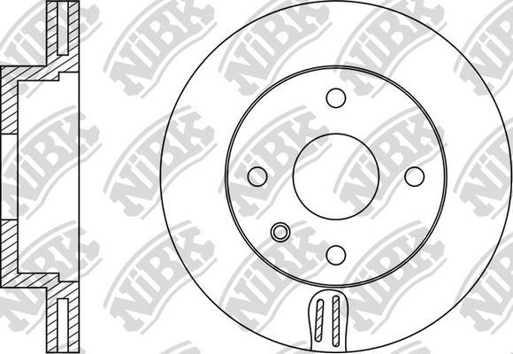 NiBK RN1019 - Brake Disc autospares.lv