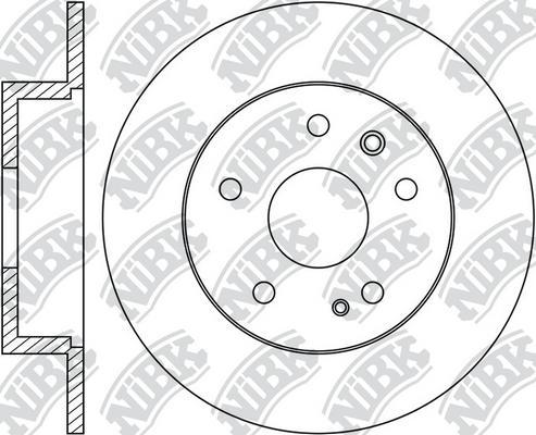 NiBK RN1016 - Brake Disc autospares.lv