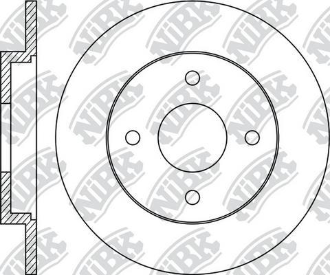 NiBK RN1018 - Brake Disc autospares.lv