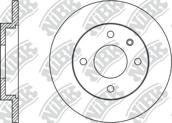 NiBK RN1012 - Brake Disc autospares.lv