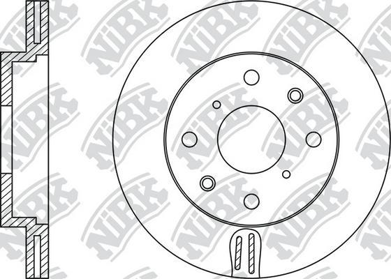 NiBK RN1089 - Brake Disc autospares.lv