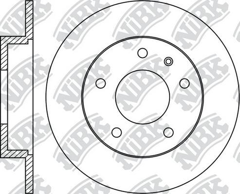 NiBK RN1084 - Brake Disc autospares.lv