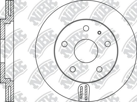 NiBK RN1083 - Brake Disc autospares.lv