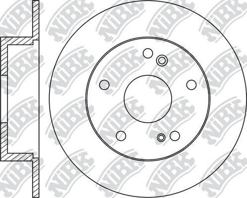 NiBK RN1035 - Brake Disc autospares.lv