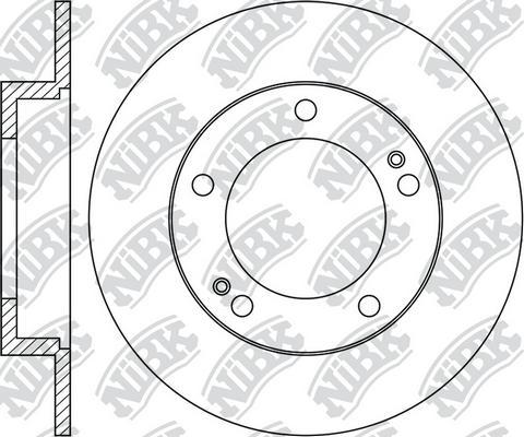 NiBK RN1038 - Brake Disc autospares.lv