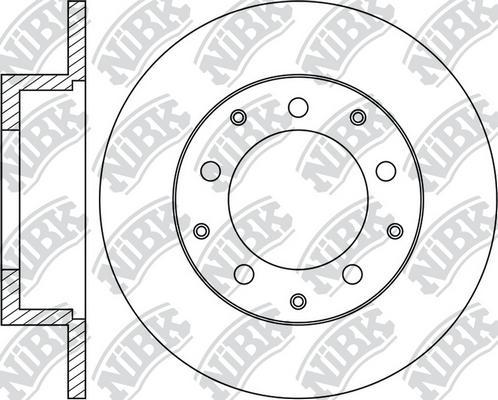 NiBK RN1023 - Brake Disc autospares.lv