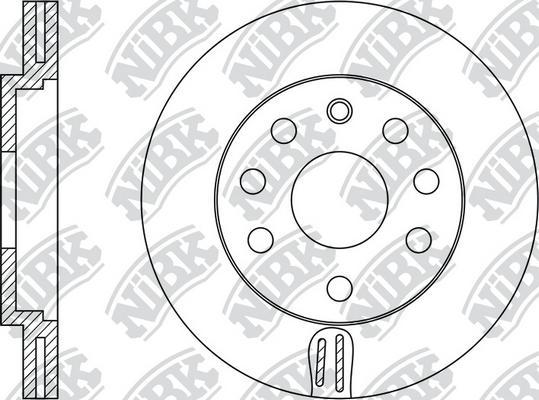 NiBK RN1076 - Brake Disc autospares.lv