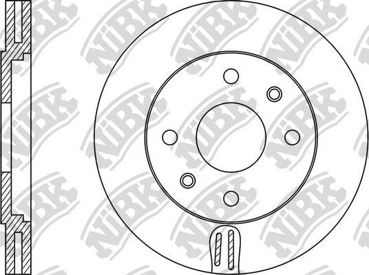 NiBK RN1077 - Brake Disc autospares.lv