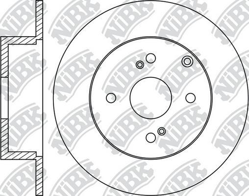 NiBK RN1190 - Brake Disc autospares.lv