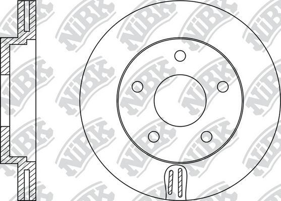 NiBK RN1193 - Brake Disc autospares.lv