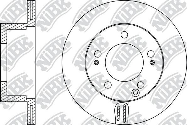 NiBK RN1197 - Brake Disc autospares.lv