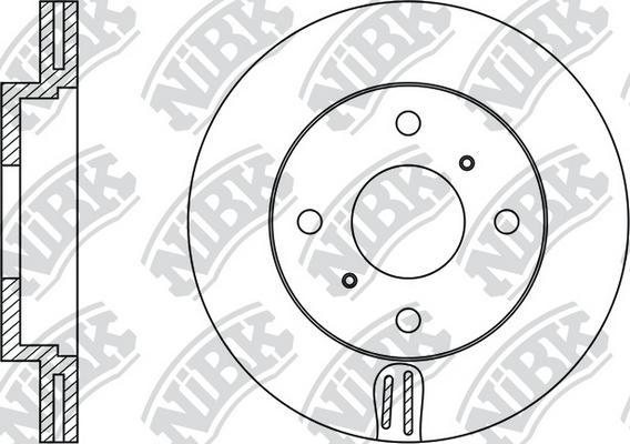 NiBK RN1144 - Brake Disc autospares.lv