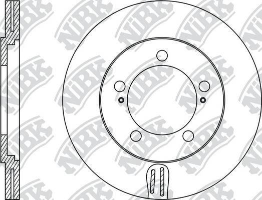 NiBK RN1140 - Brake Disc autospares.lv