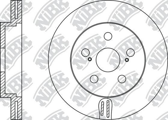 NiBK RN1142 - Brake Disc autospares.lv