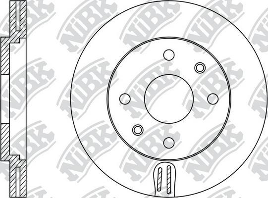 NiBK RN1152 - Brake Disc autospares.lv