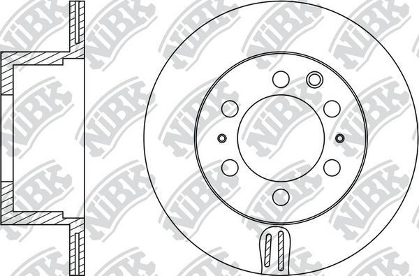 NiBK RN1157 - Brake Disc autospares.lv