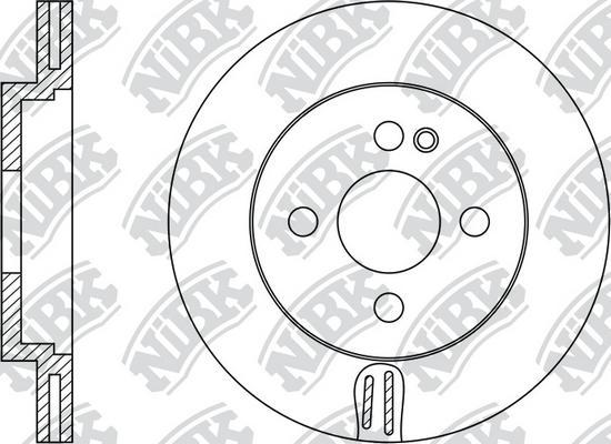 NiBK RN1160 - Brake Disc autospares.lv