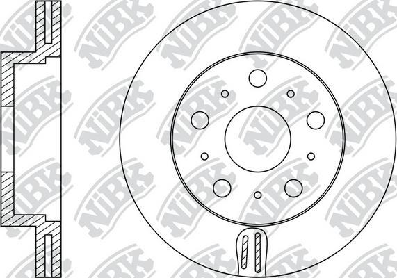 NiBK RN1167 - Brake Disc autospares.lv