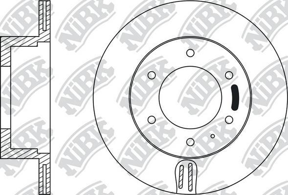 NiBK RN1105 - Brake Disc autospares.lv