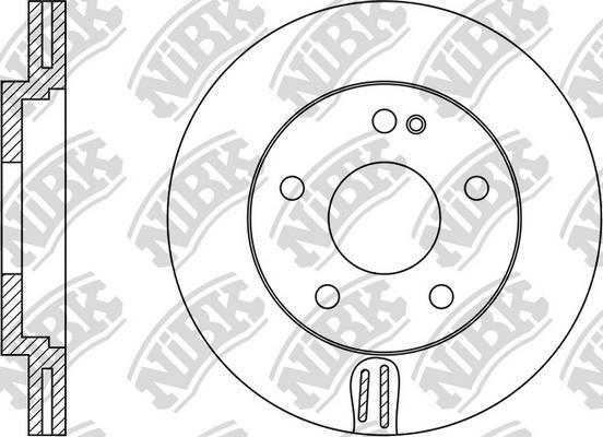 NiBK RN1108 - Brake Disc autospares.lv