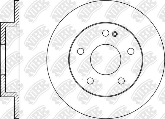 NiBK RN1107 - Brake Disc autospares.lv