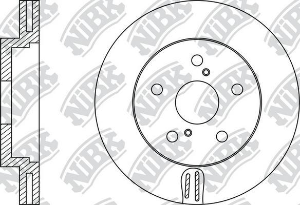 NiBK RN1111 - Brake Disc autospares.lv