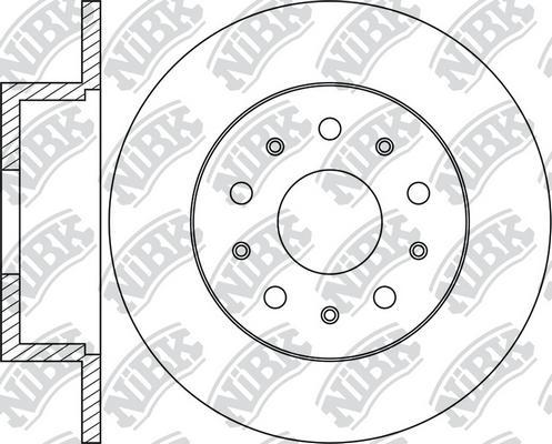 NiBK RN1118 - Brake Disc autospares.lv