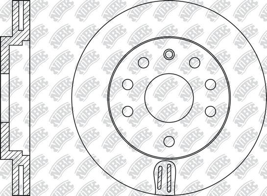 NiBK RN1112 - Brake Disc autospares.lv