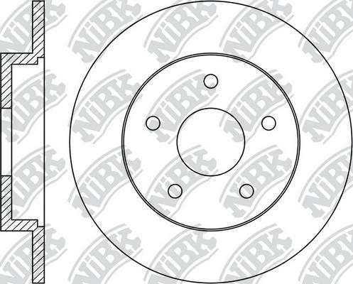 NiBK RN1189 - Brake Disc autospares.lv