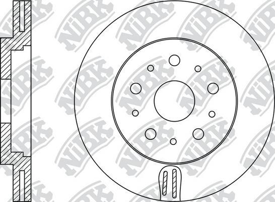 NiBK RN1183 - Brake Disc autospares.lv