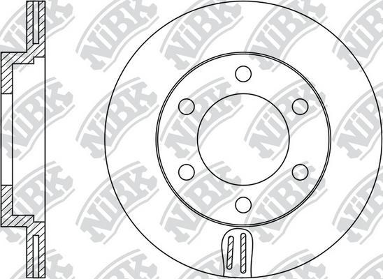 NiBK RN1139 - Brake Disc autospares.lv