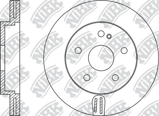 NiBK RN1136 - Brake Disc autospares.lv