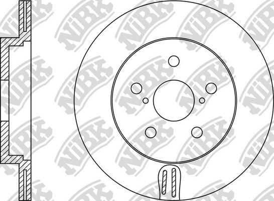 NiBK RN1120 - Brake Disc autospares.lv