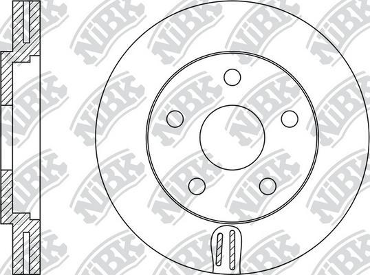 NiBK RN1123 - Brake Disc autospares.lv