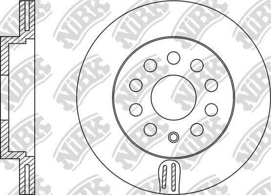 NiBK RN1179 - Brake Disc autospares.lv