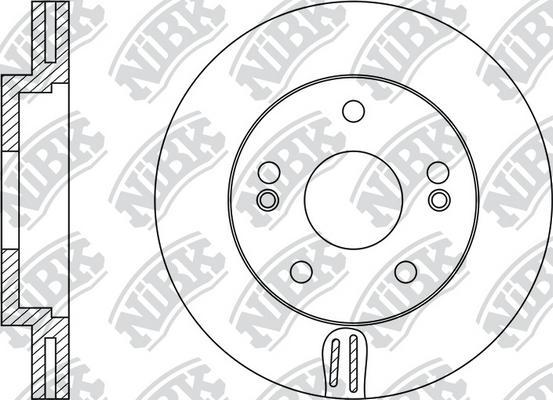 NiBK RN1174 - Brake Disc autospares.lv