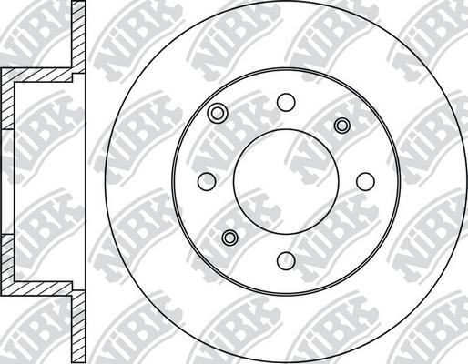 NiBK RN1175 - Brake Disc autospares.lv