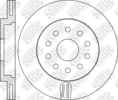 NiBK RN1171 - Brake Disc autospares.lv