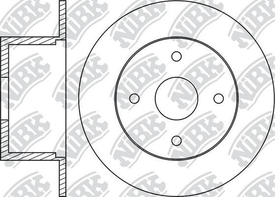 NiBK RN1173H - Brake Disc autospares.lv