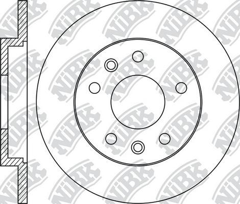 NiBK RN1895 - Brake Disc autospares.lv