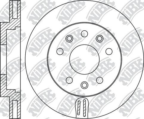 NiBK RN1896 - Brake Disc autospares.lv