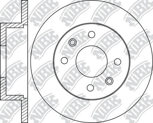 NiBK RN1898 - Brake Disc autospares.lv