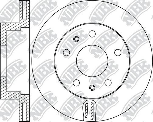 NiBK RN1845 - Brake Disc autospares.lv