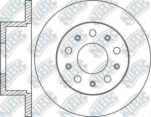 NiBK RN1848 - Brake Disc autospares.lv