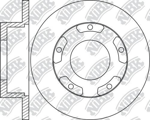 NiBK RN1843 - Brake Disc autospares.lv