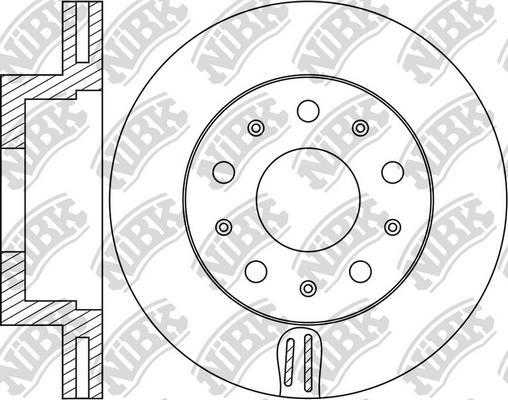 NiBK RN1847 - Brake Disc autospares.lv