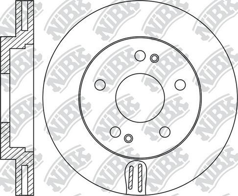 NiBK RN1859 - Brake Disc autospares.lv