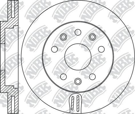 NiBK RN1850 - Brake Disc autospares.lv