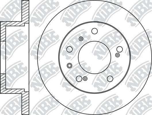 NiBK RN1852 - Brake Disc autospares.lv