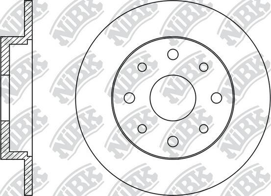 NiBK RN1869 - Brake Disc autospares.lv